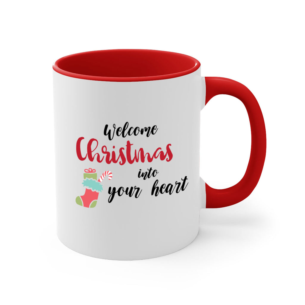 welcome christmas into your heart style 1232#- christmas-Mug / Coffee Cup
