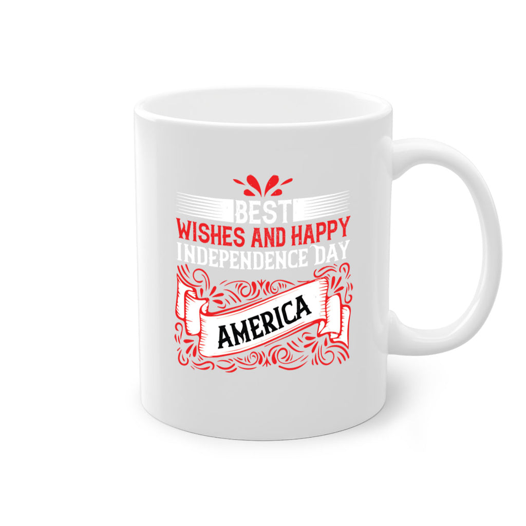 Best wishes and happy Independence Day america Style 86#- 4th Of July-Mug / Coffee Cup