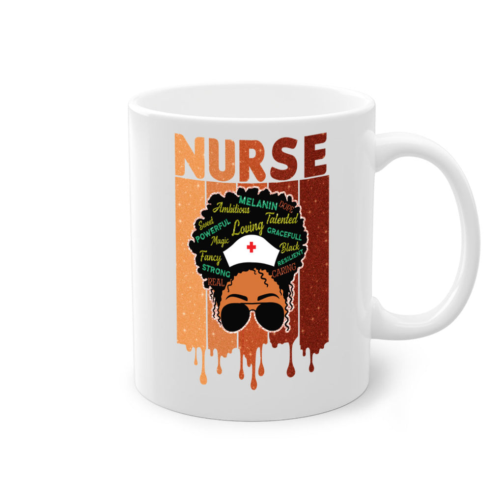 Black Nurse African Melanin Juneteenth 22#- juneteenth-Mug / Coffee Cup