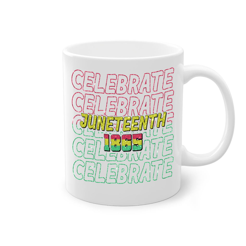 Celabrate Juneteenth Since 1865 Png 18#- juneteenth-Mug / Coffee Cup