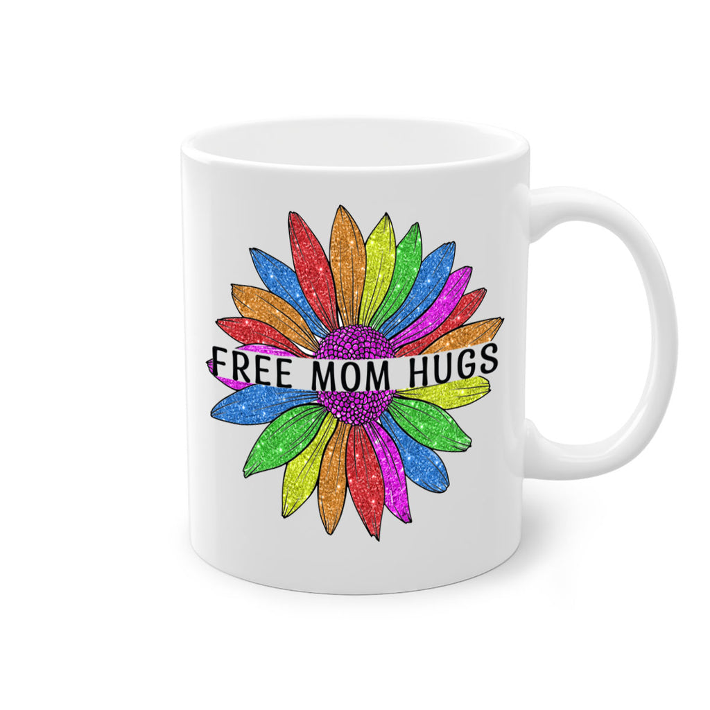 Free Mom Hugs Gay Pride Lgbt Flower 26#- lgbt-Mug / Coffee Cup