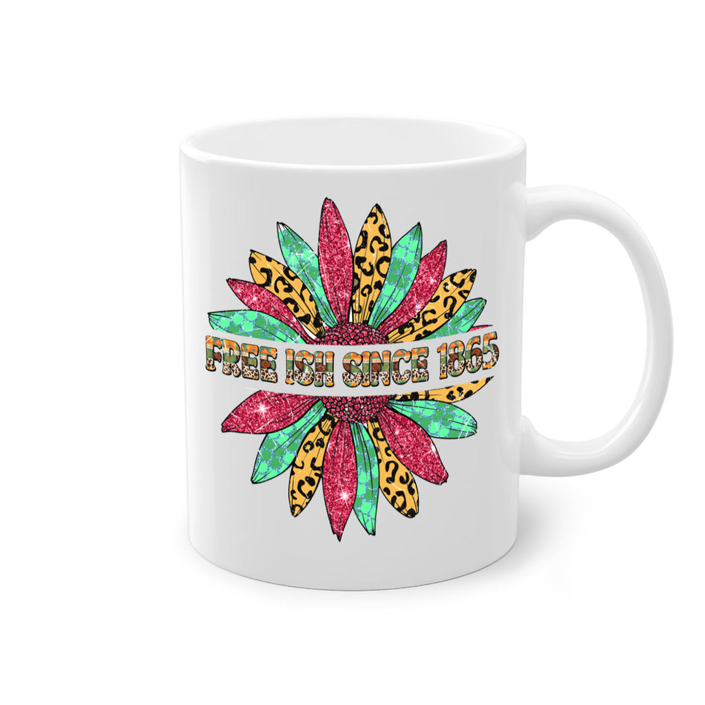 Freeish Since 1865 Sunflower Juneteenth 15#- juneteenth-Mug / Coffee Cup