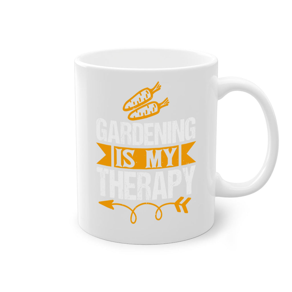 Gardending is my Therapy 64#- Farm and garden-Mug / Coffee Cup