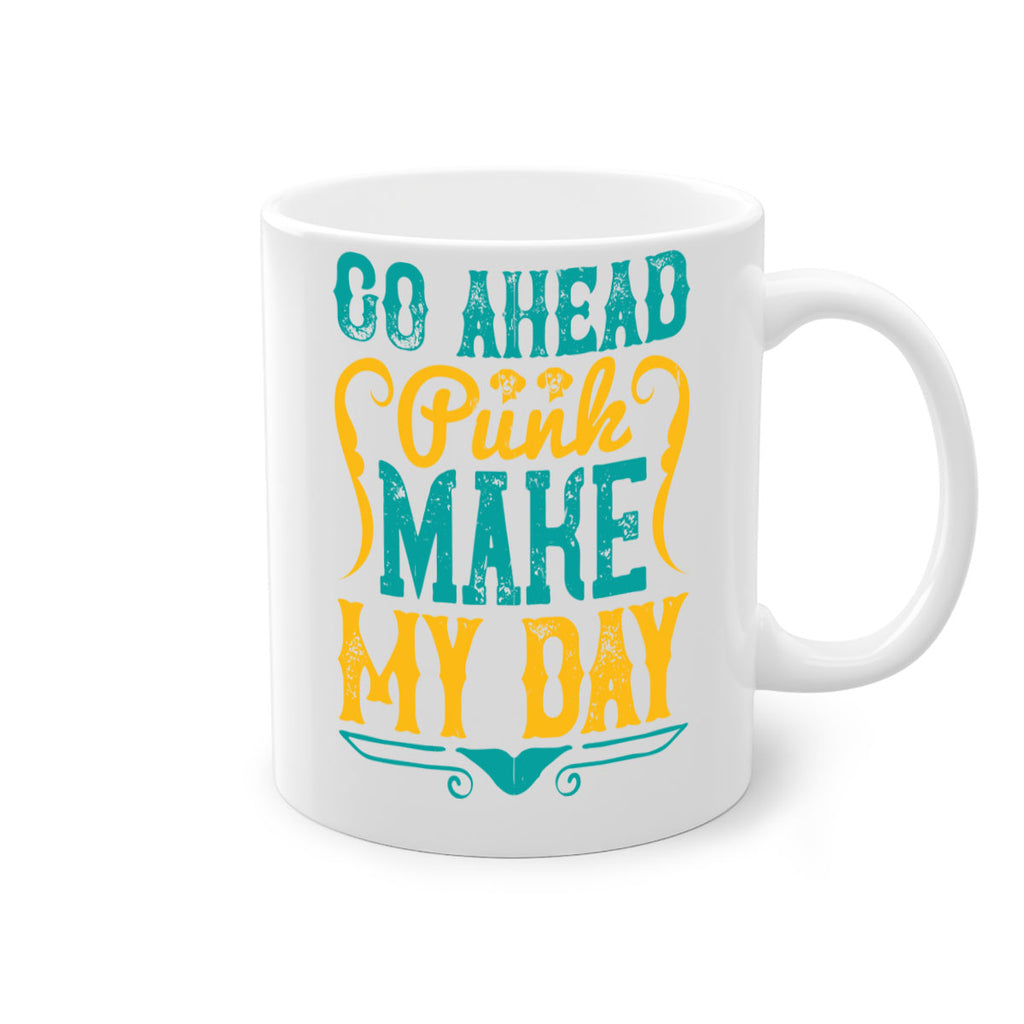 Go Ahead Punk Make My Day Style 45#- Dog-Mug / Coffee Cup
