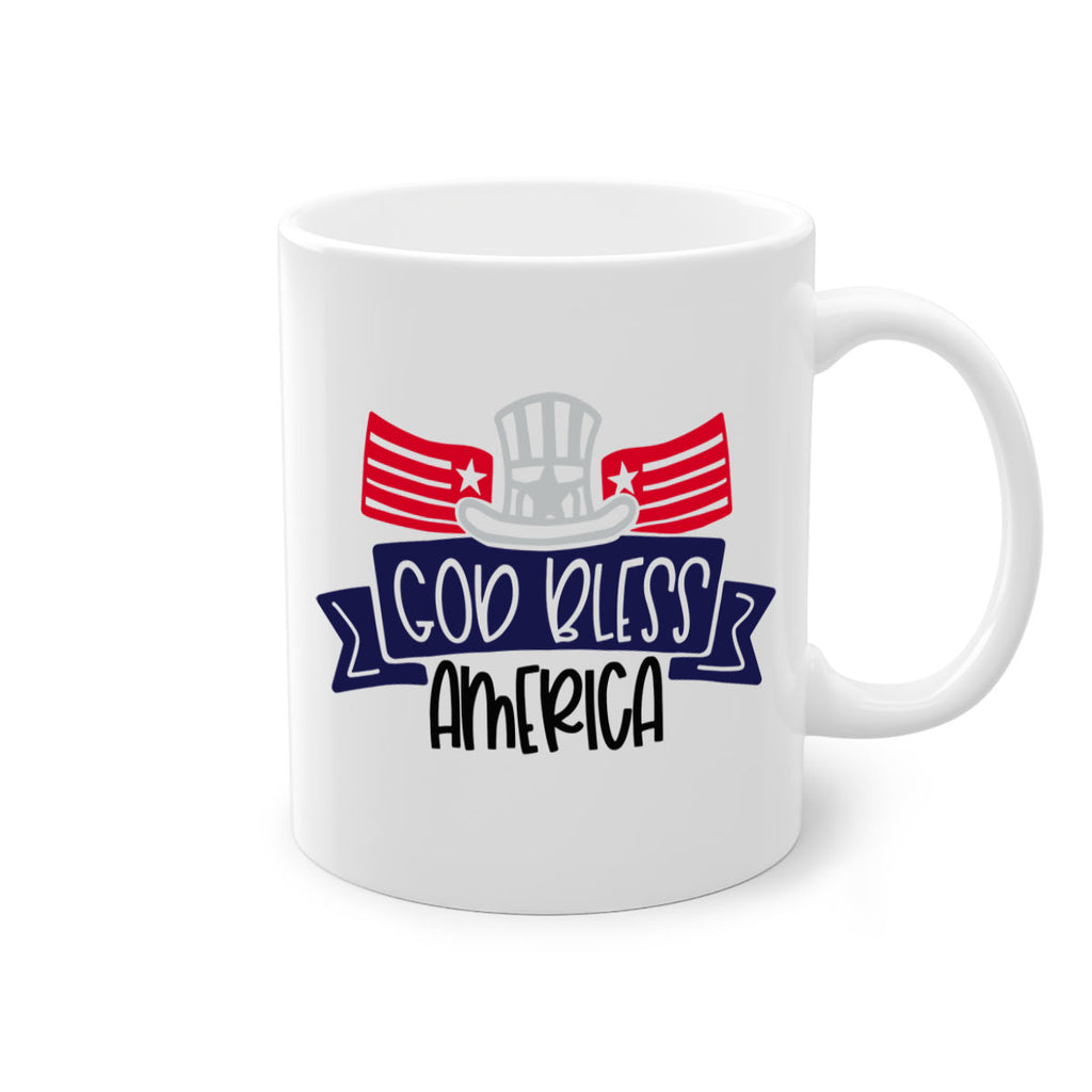 God Bless America Style 151#- 4th Of July-Mug / Coffee Cup