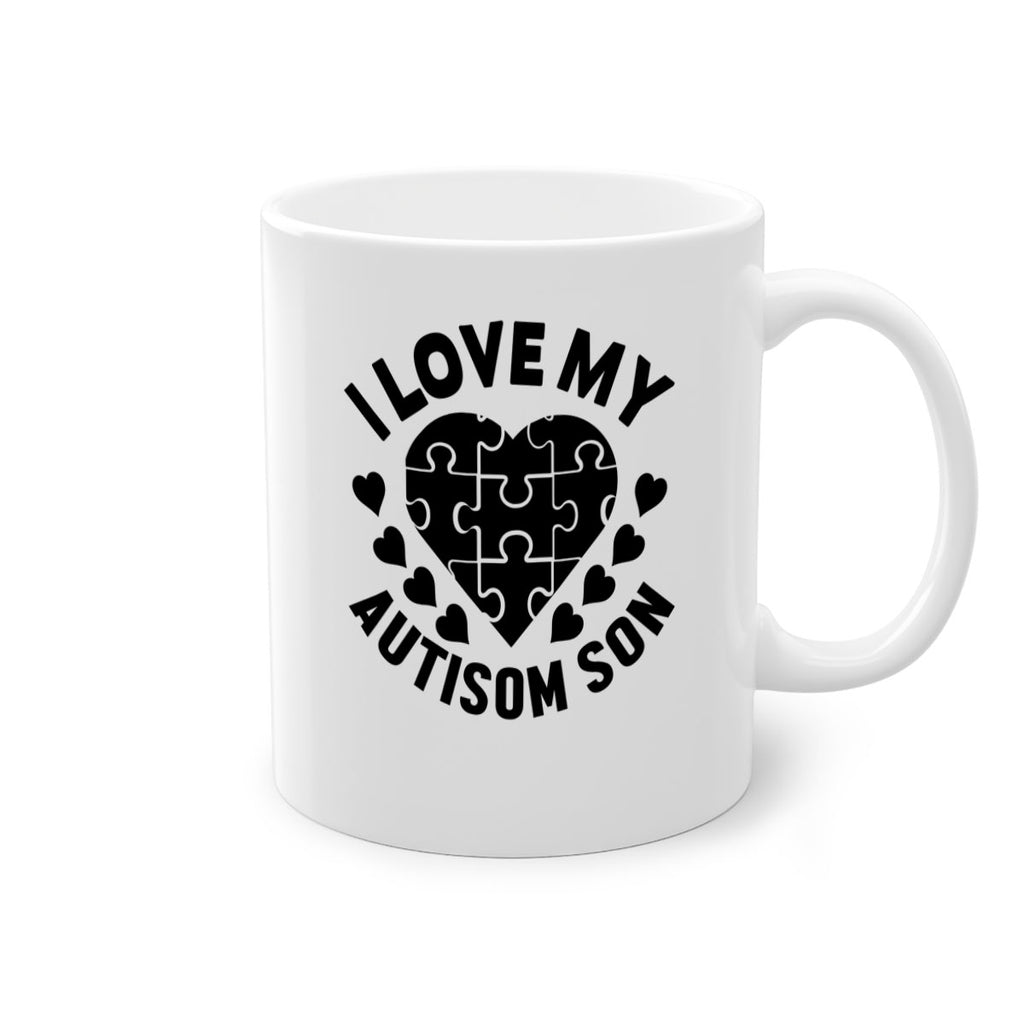 I love my Style 45#- autism-Mug / Coffee Cup