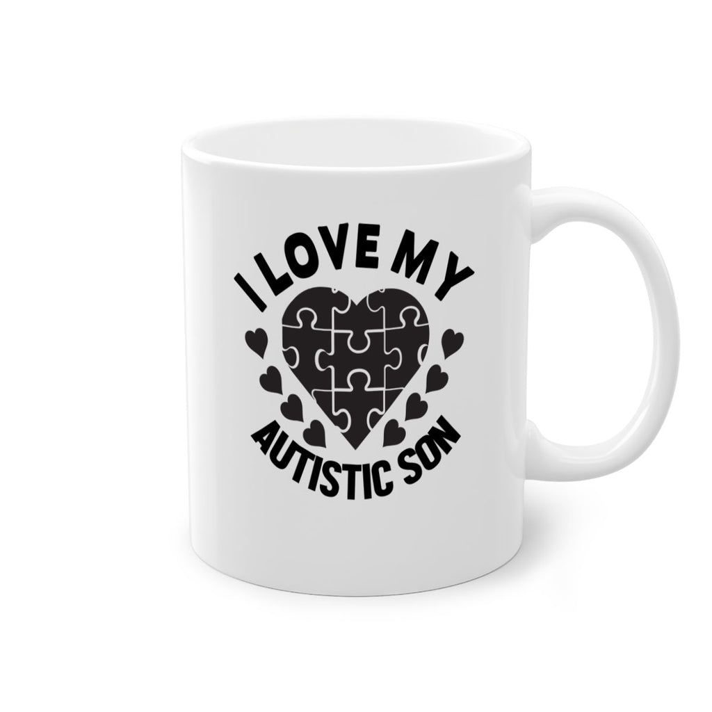 I love my Style 46#- autism-Mug / Coffee Cup