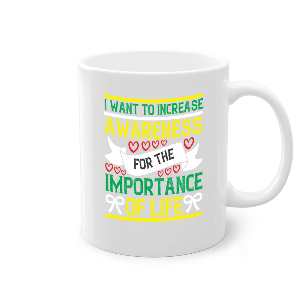 I want to increase awareness for the importance of life Style 44#- Self awareness-Mug / Coffee Cup