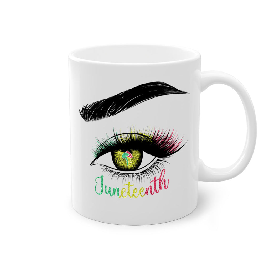 Juneteenth 1865 GirlS Eye 3#- juneteenth-Mug / Coffee Cup