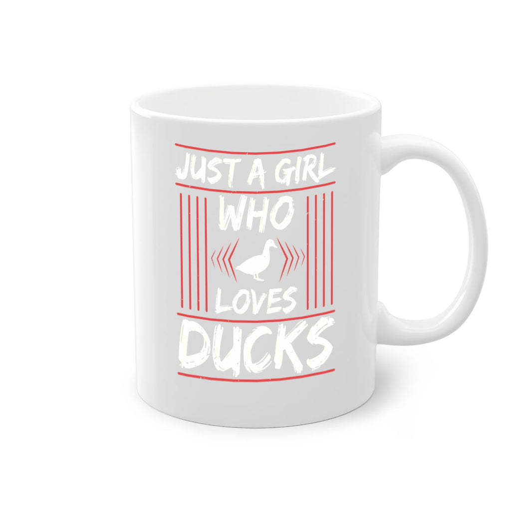 Just A Girl Who Loves Ducks Style 33#- duck-Mug / Coffee Cup