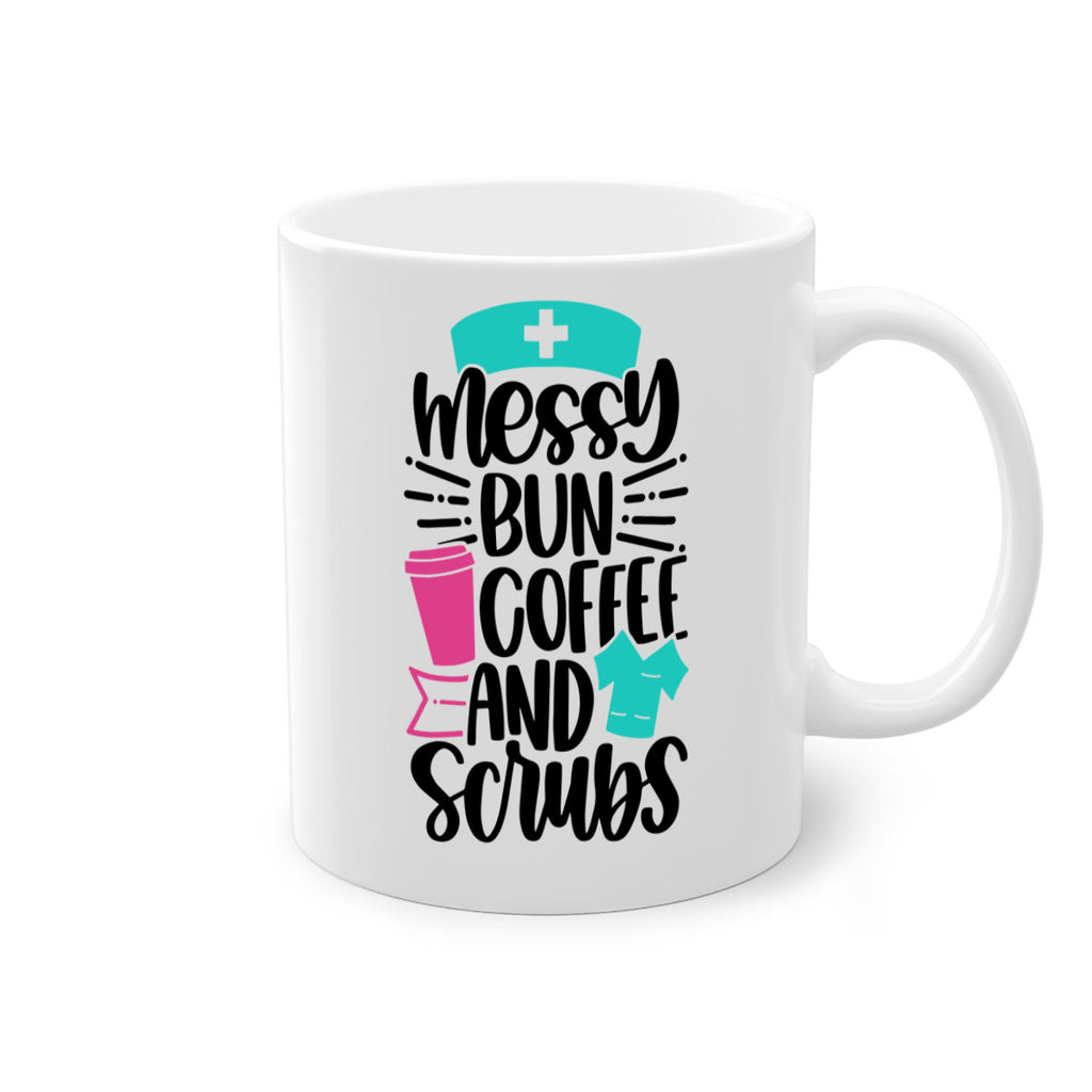 Messy Bun Coffee And Style Style 131#- nurse-Mug / Coffee Cup