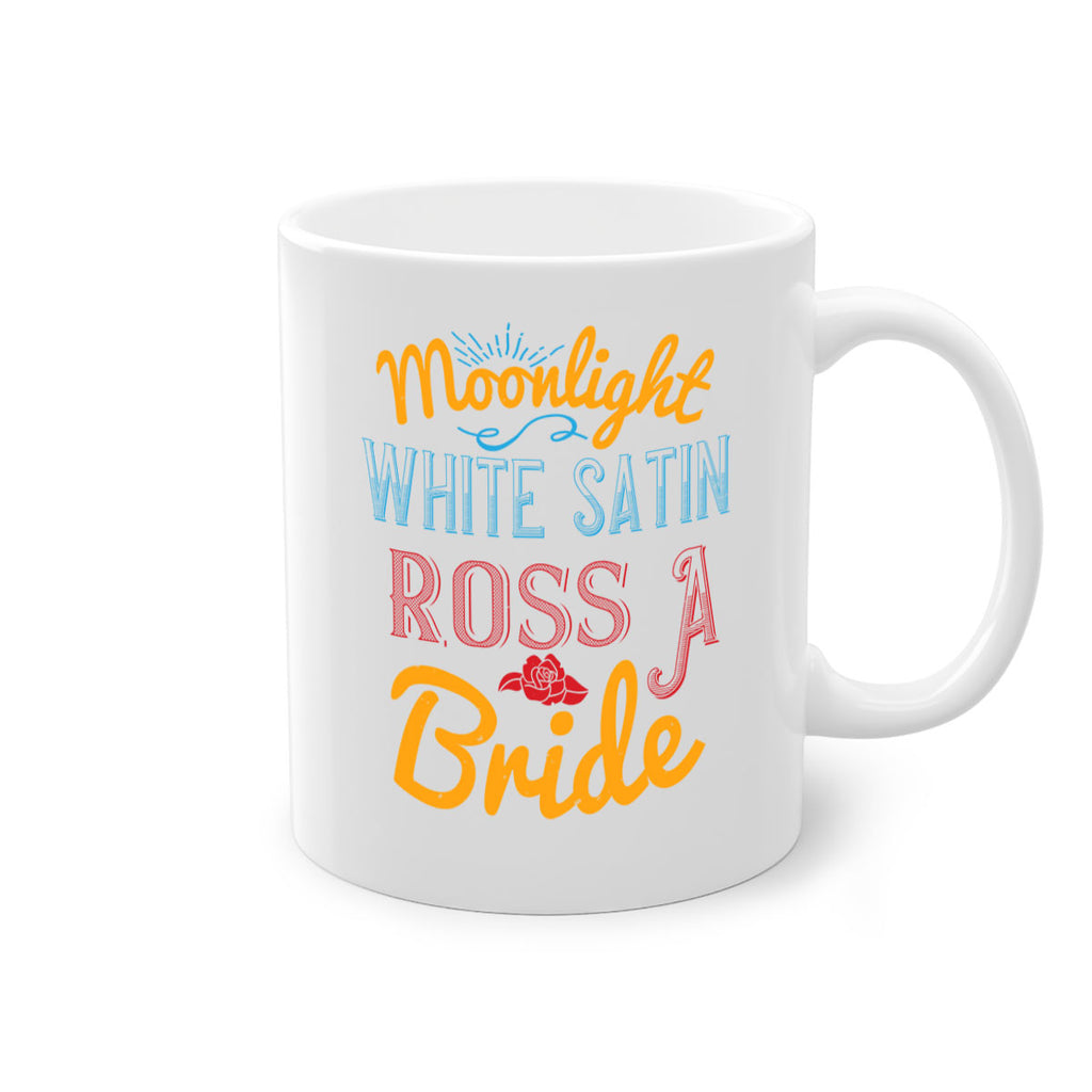 Moonlight white satin ross a bride 42#- bride-Mug / Coffee Cup