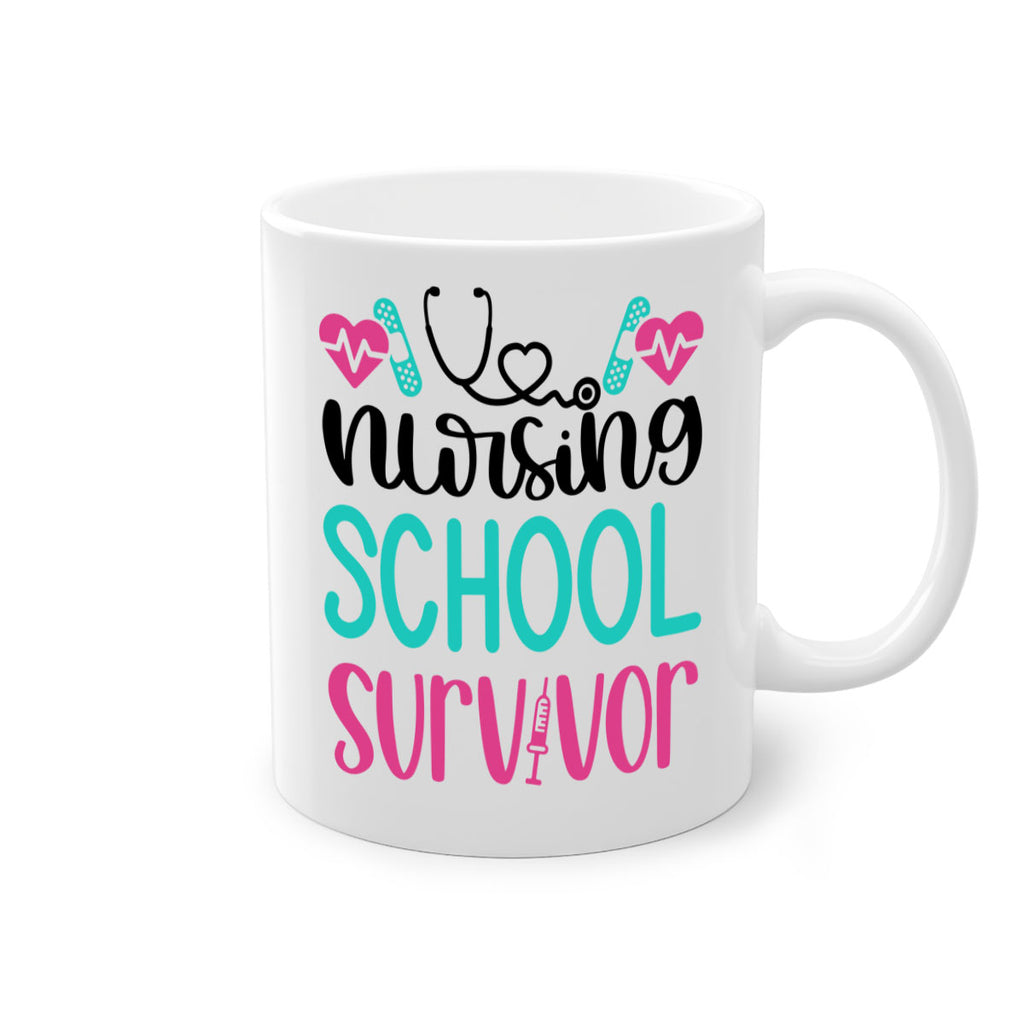 Nursing School Survivor Style Style 63#- nurse-Mug / Coffee Cup