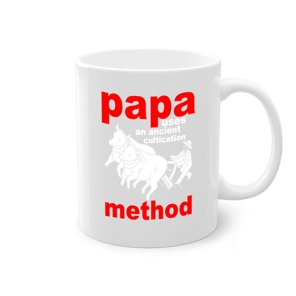 PAPA USES an ancient 113#- grandpa-Mug / Coffee Cup