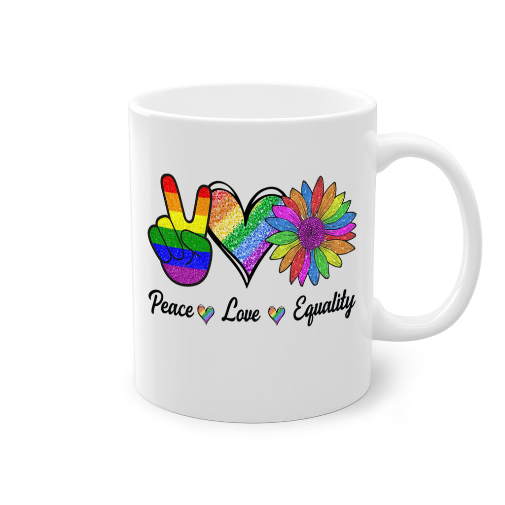 Peace Love Equality Lgbt Pride Design 40#- lgbt-Mug / Coffee Cup