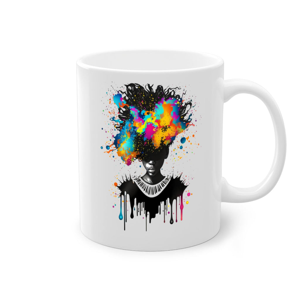 Sparkling Black Girl Design 16#- Black women - Girls-Mug / Coffee Cup