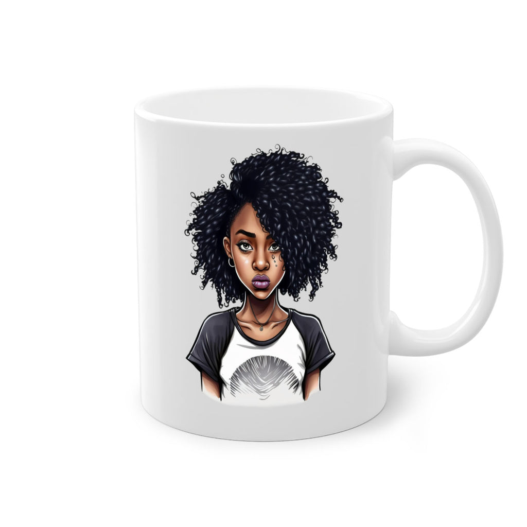 Sparkling Black Girl Design 18#- Black women - Girls-Mug / Coffee Cup
