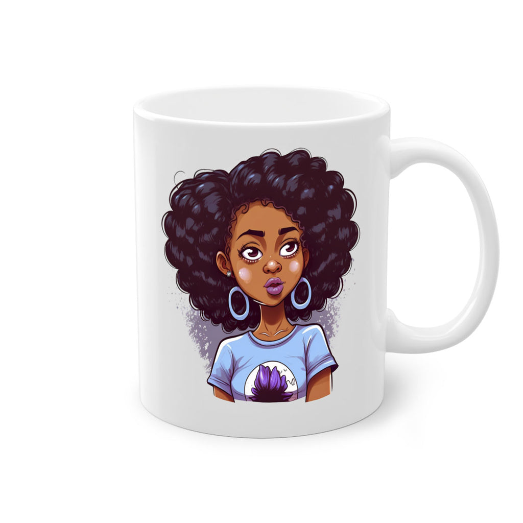 Sparkling Black Girl Design 20#- Black women - Girls-Mug / Coffee Cup