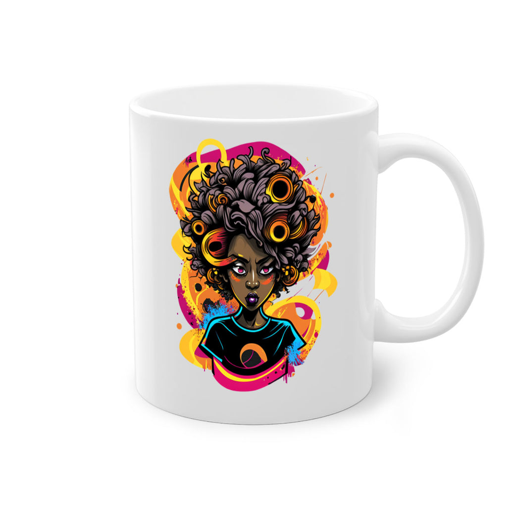 Sparkling Black Girl Design 6#- Black women - Girls-Mug / Coffee Cup