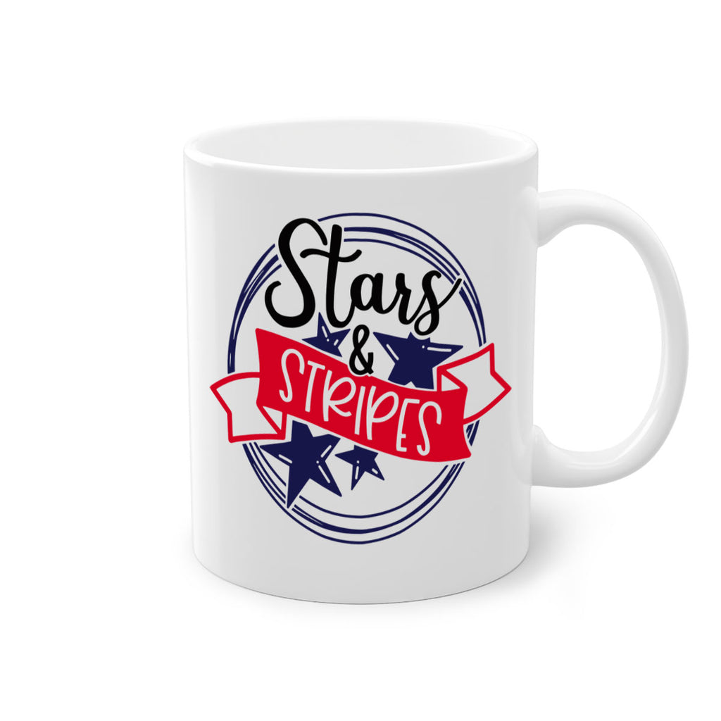 Stars StripeS Style 174#- 4th Of July-Mug / Coffee Cup