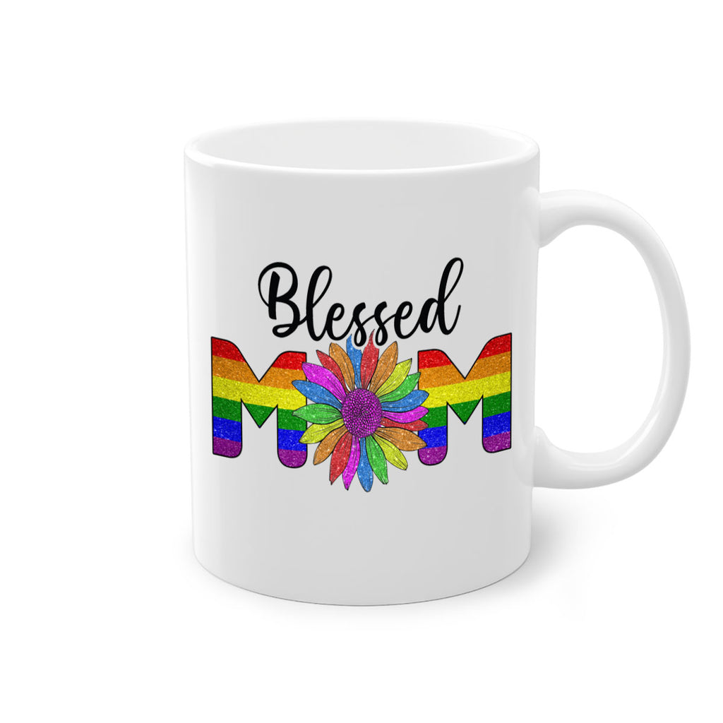 Sunflower Lgbt Blessed Mom  51#- lgbt-Mug / Coffee Cup