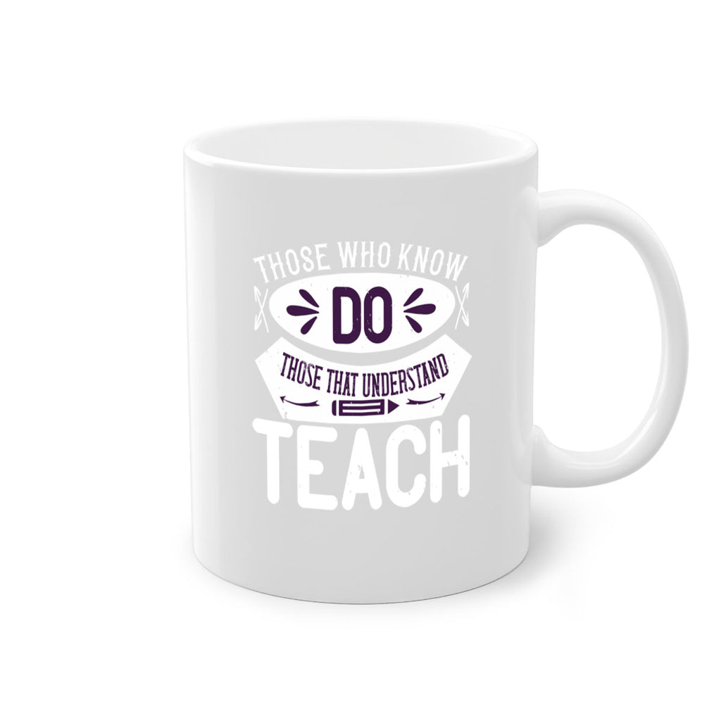 Those who know do Those that understand teach Style 4#- teacher-Mug / Coffee Cup