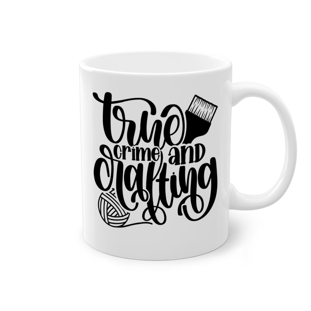 True Crime And Crafting 3#- crafting-Mug / Coffee Cup