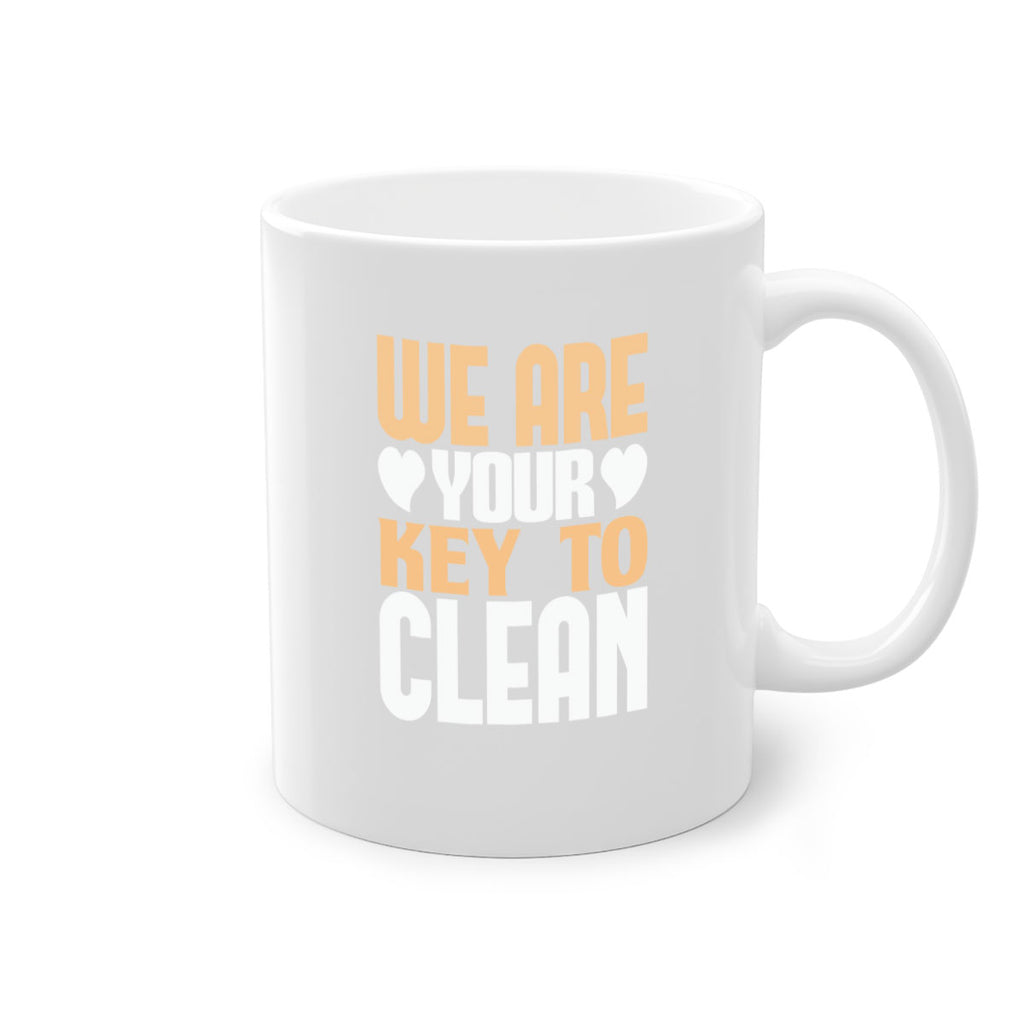 We are your key to clean Style 12#- cleaner-Mug / Coffee Cup