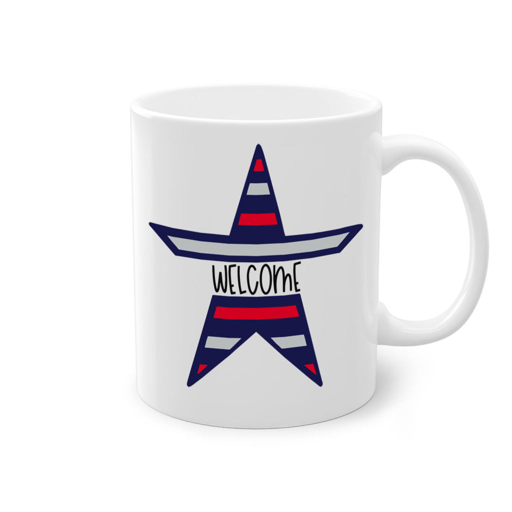 Welcome Style 186#- 4th Of July-Mug / Coffee Cup