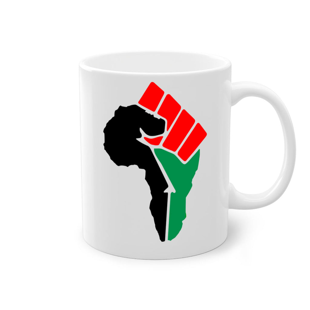 african power fist 274#- black words - phrases-Mug / Coffee Cup