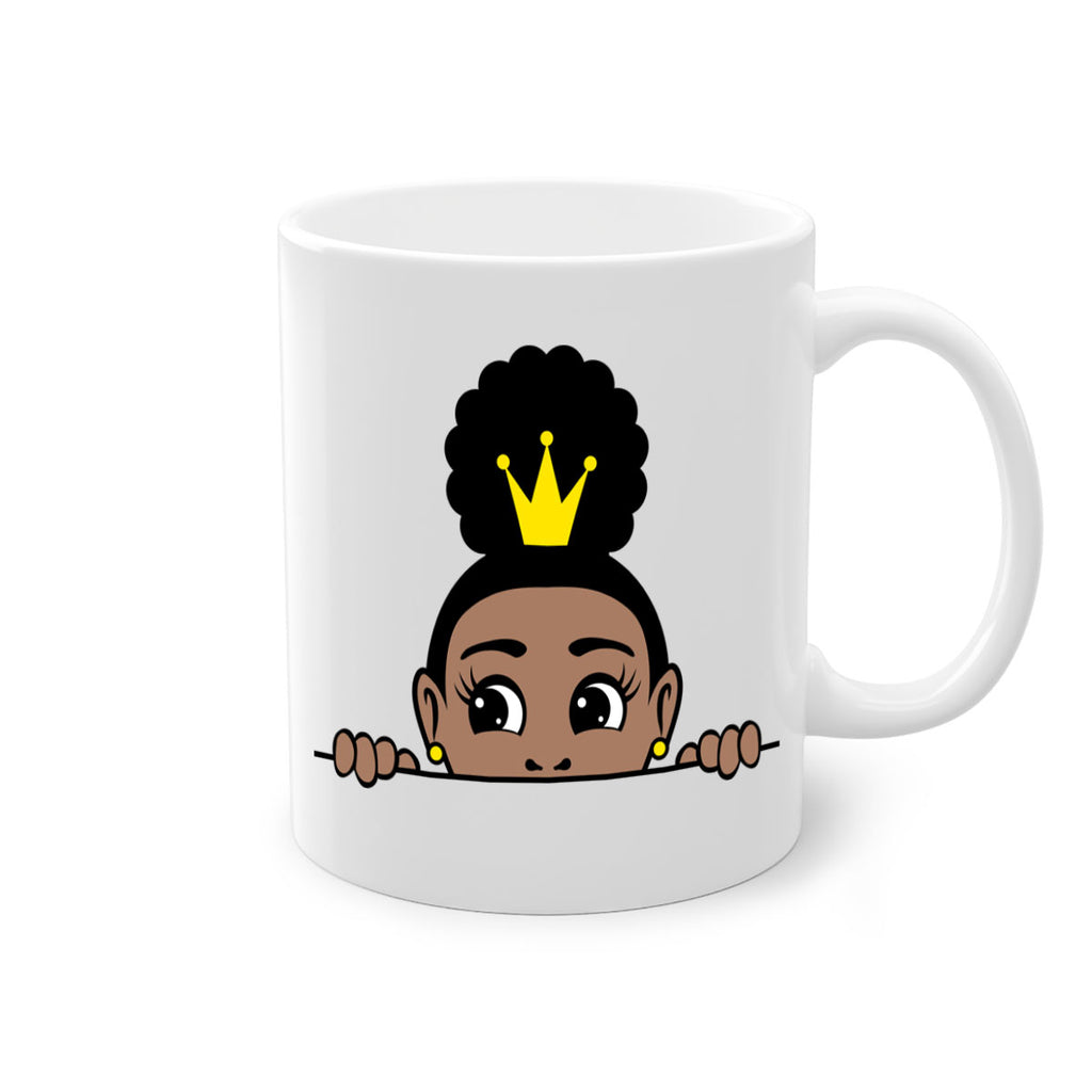 afro puff crown girl 2#- Black women - Girls-Mug / Coffee Cup