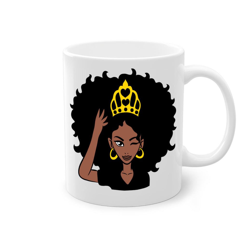 afro queen crown 72#- Black women - Girls-Mug / Coffee Cup