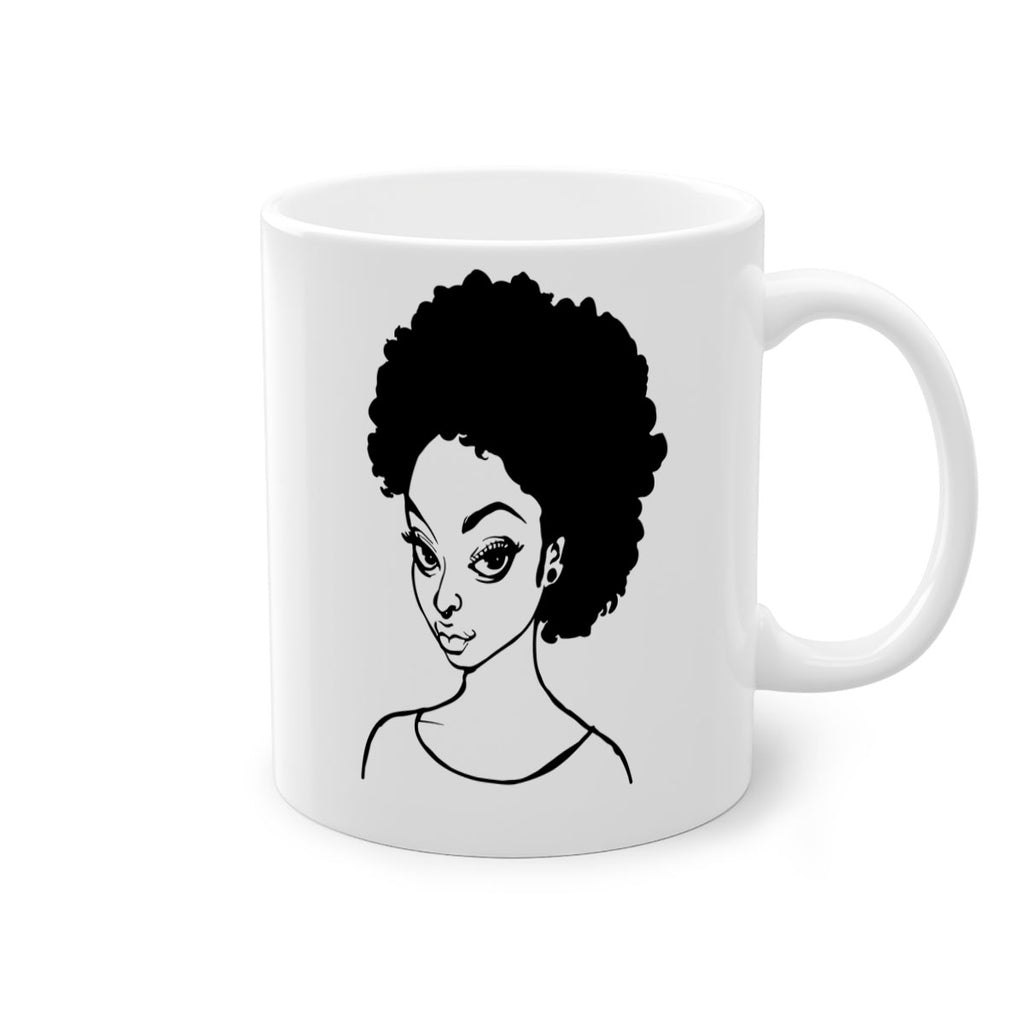 afro woman girl lady 68#- Black women - Girls-Mug / Coffee Cup