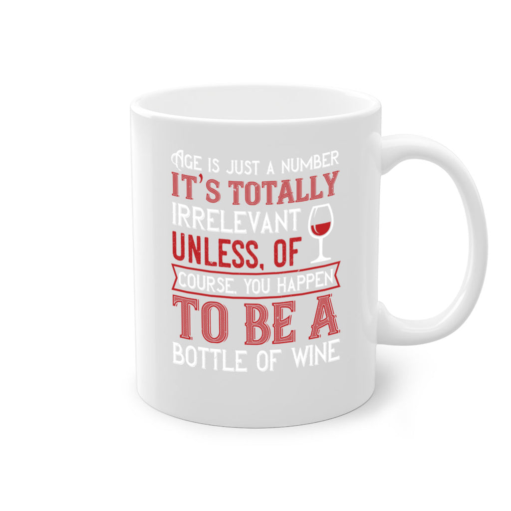 age is just a number its totaly 92#- wine-Mug / Coffee Cup