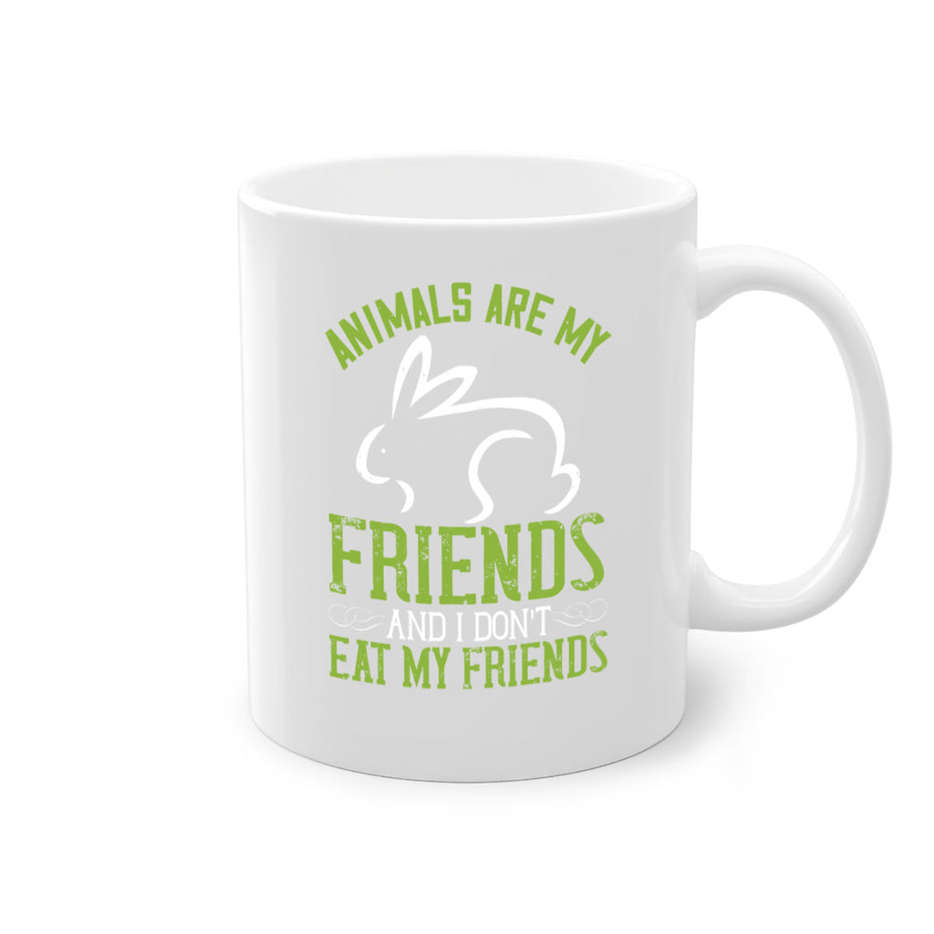 animals are my friends and i dont eat my friendss 104#- vegan-Mug / Coffee Cup
