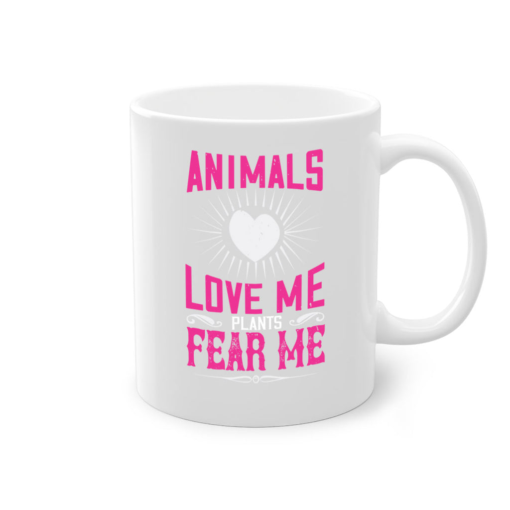 animals love me 102#- vegan-Mug / Coffee Cup