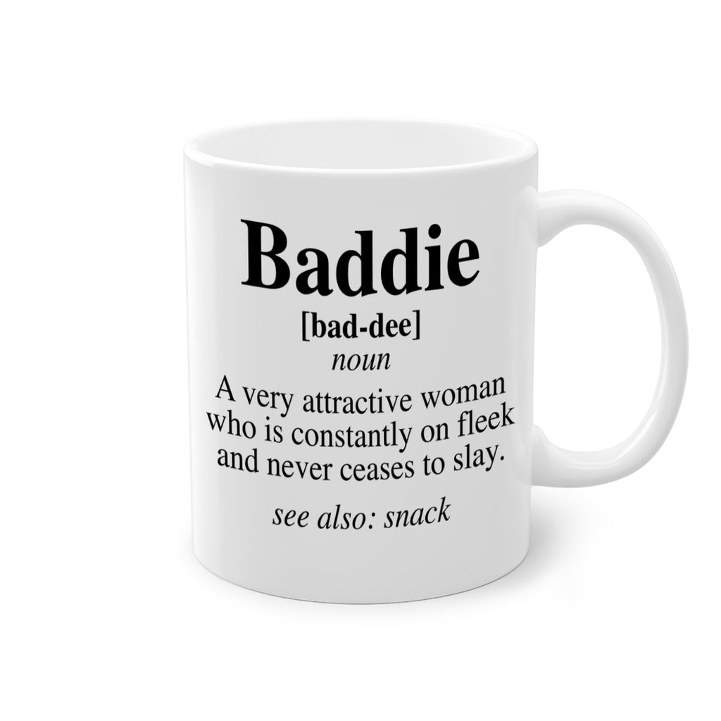 baddie definition 269#- black words - phrases-Mug / Coffee Cup