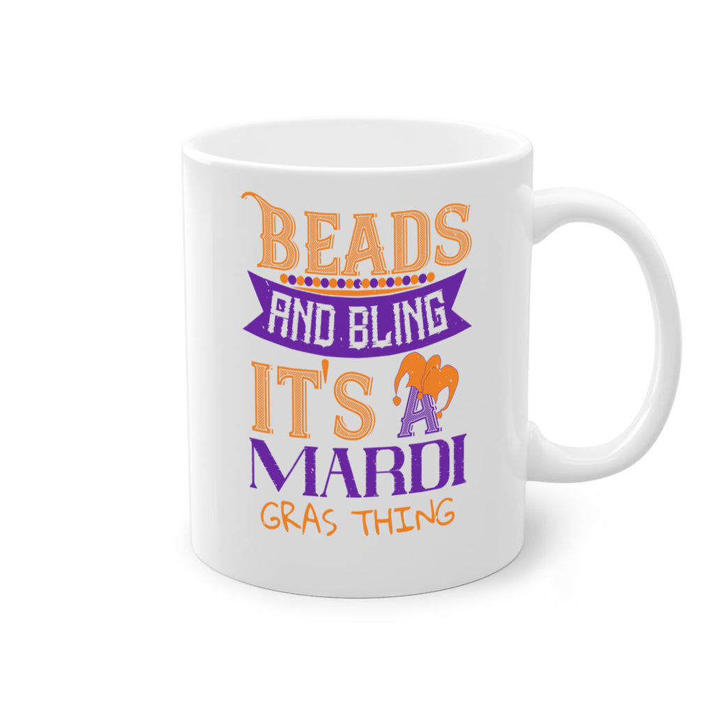 beads and bling its a mardi gras thing 51#- mardi gras-Mug / Coffee Cup