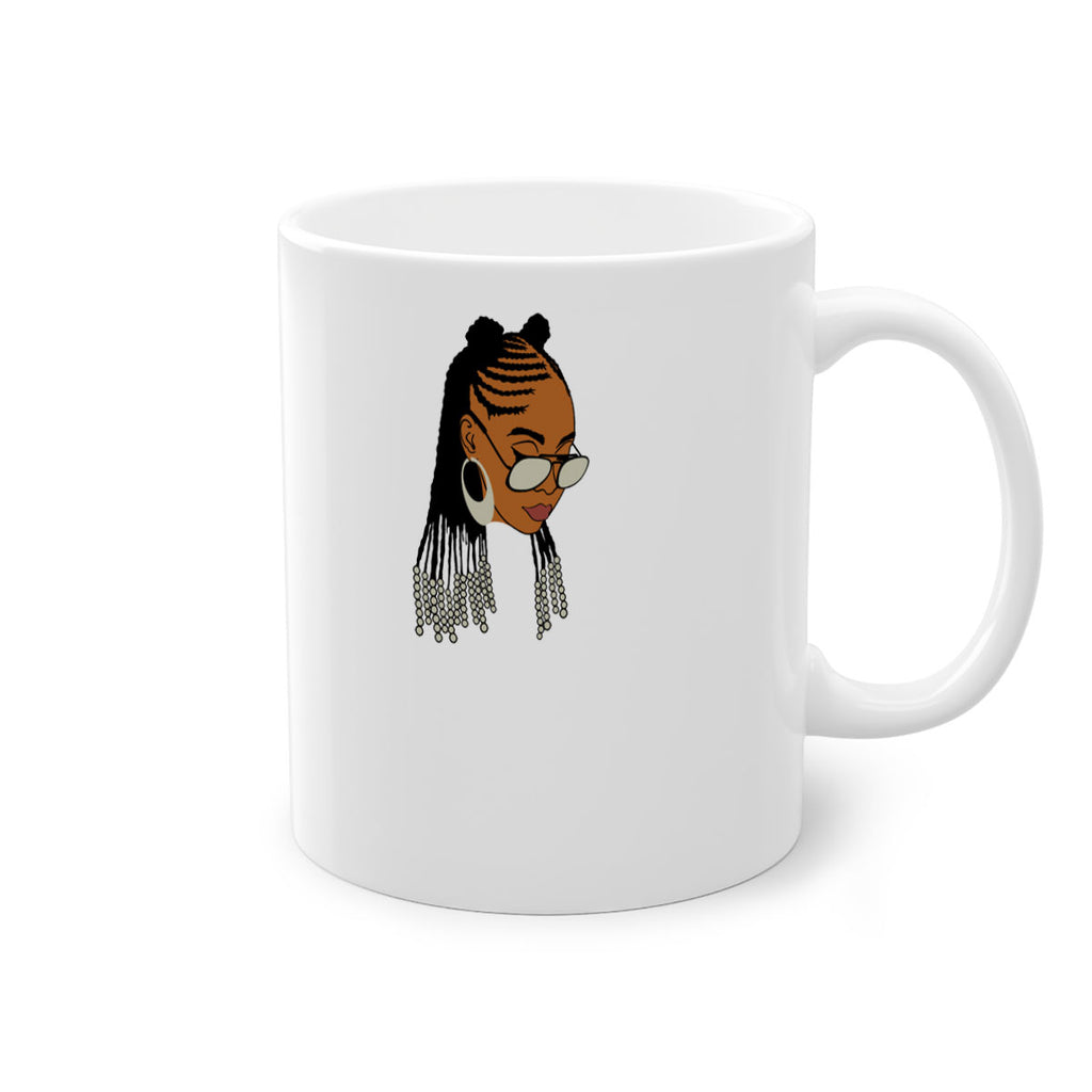 black afro 43#- Black women - Girls-Mug / Coffee Cup