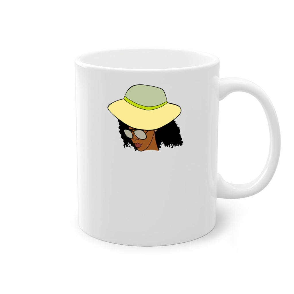 black afro 45#- Black women - Girls-Mug / Coffee Cup
