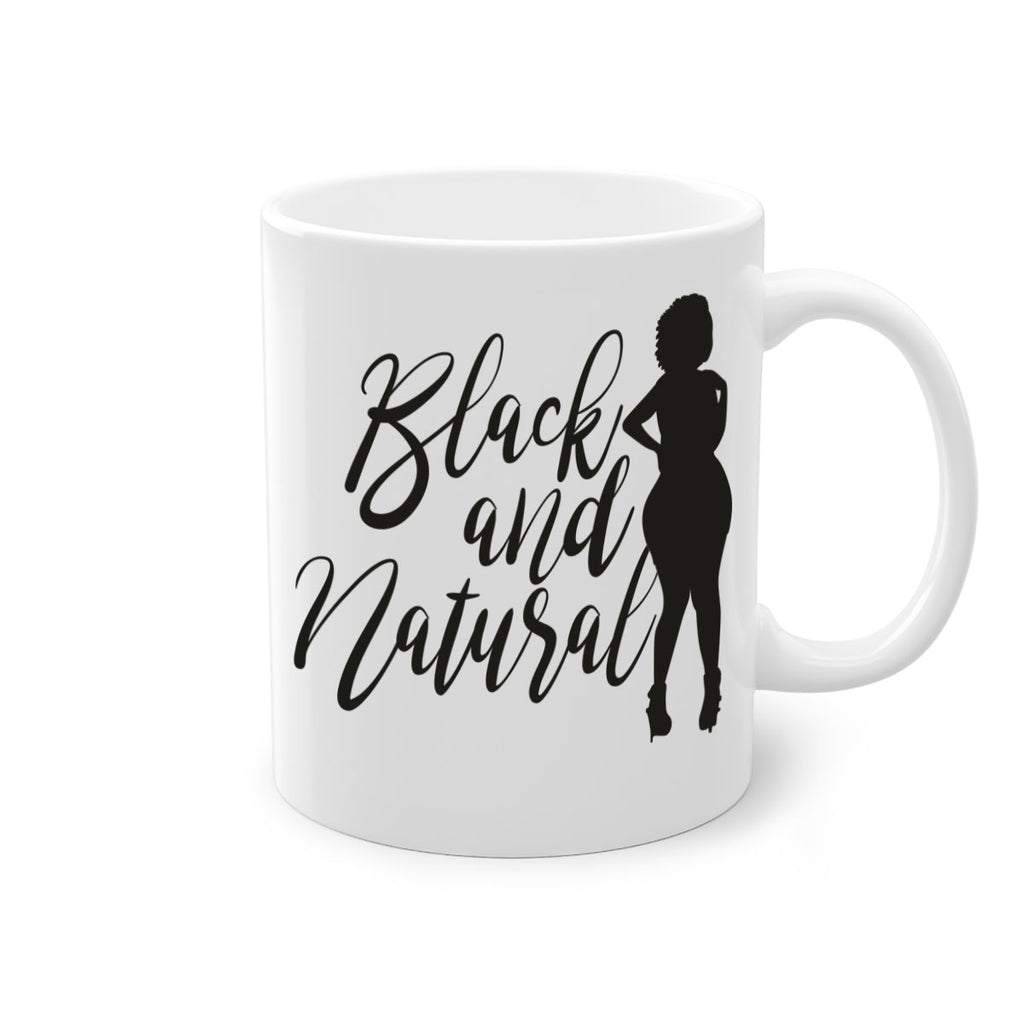 black and natural 22#- Black women - Girls-Mug / Coffee Cup
