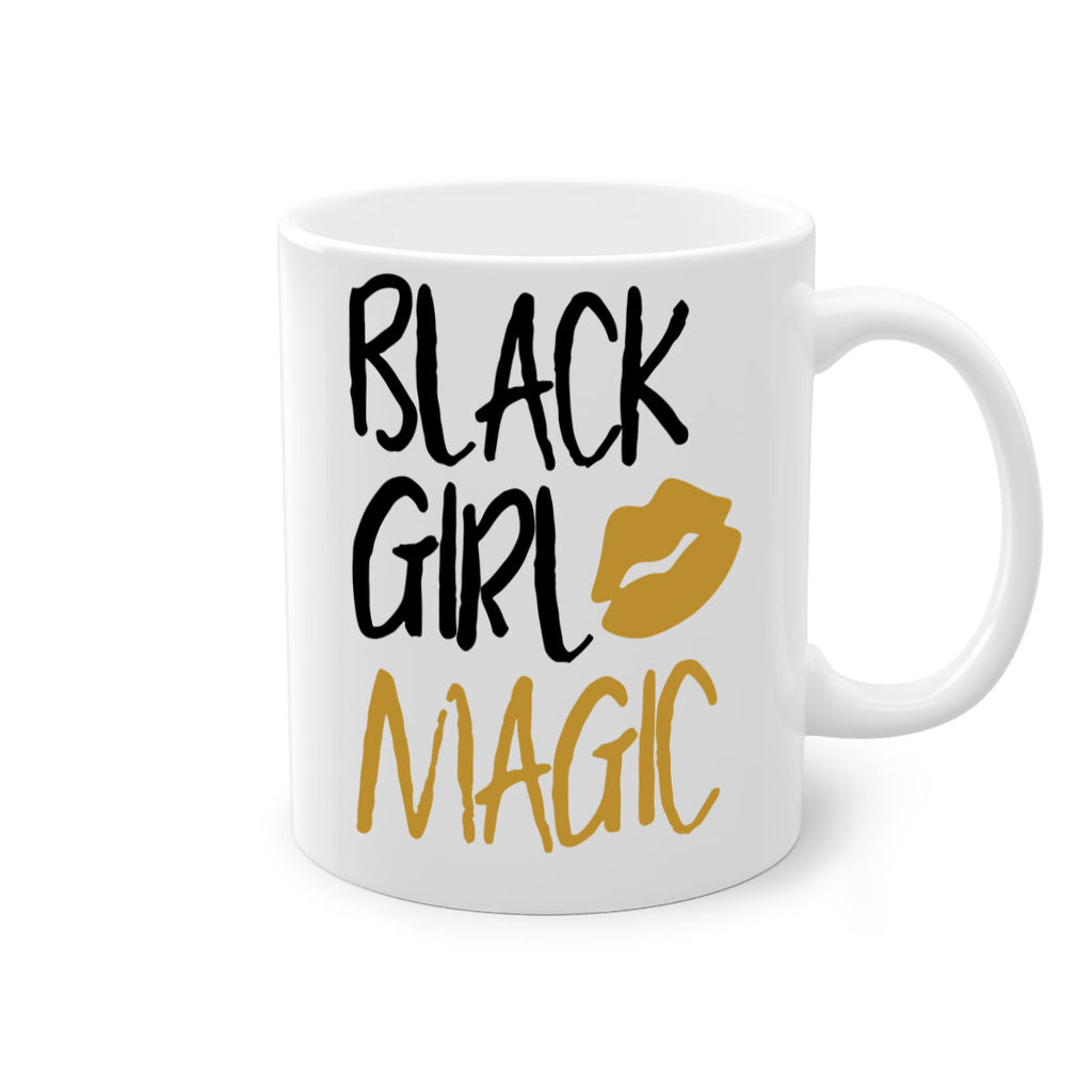 black girl magic lips cocoandbanana 245#- black words - phrases-Mug / Coffee Cup