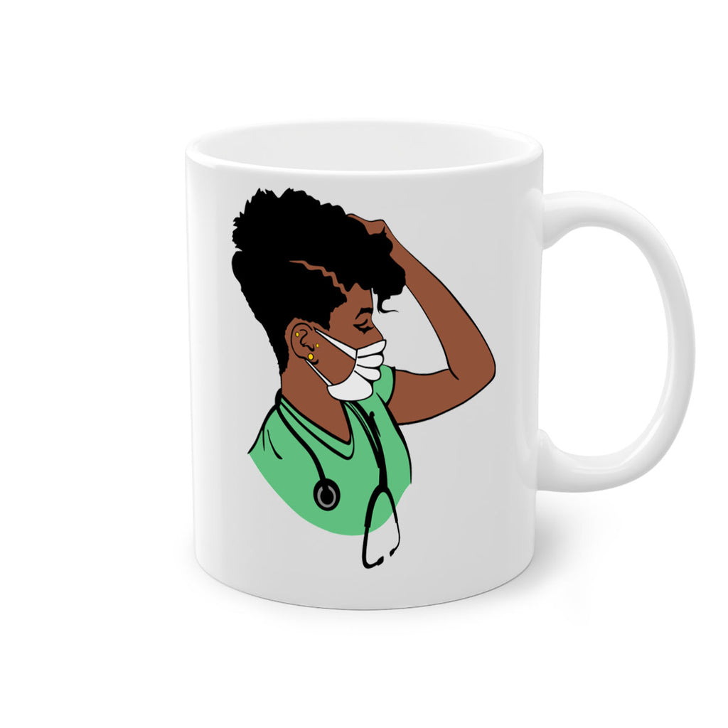 black nurse 2#- Black women - Girls-Mug / Coffee Cup