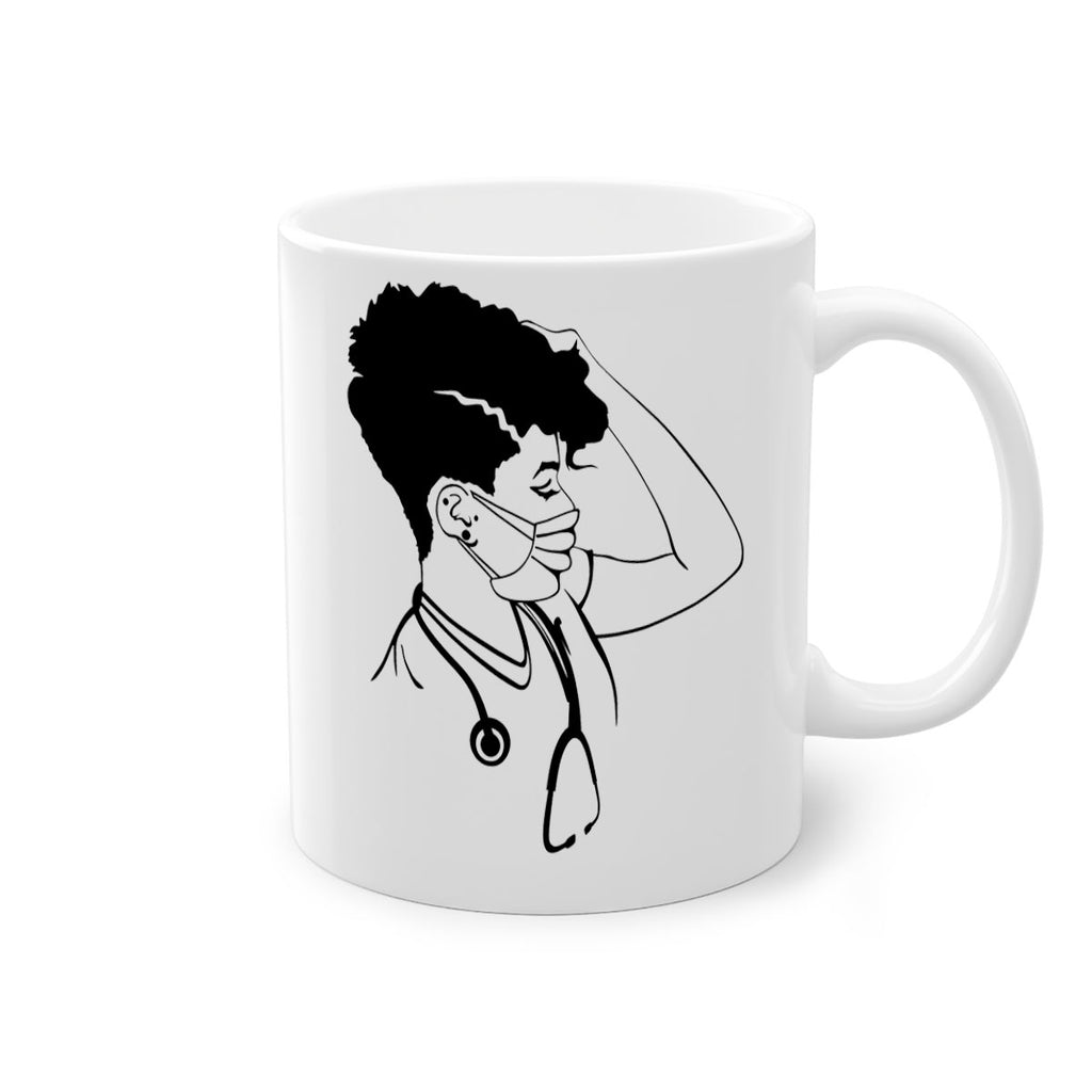 black nurse 3#- Black women - Girls-Mug / Coffee Cup