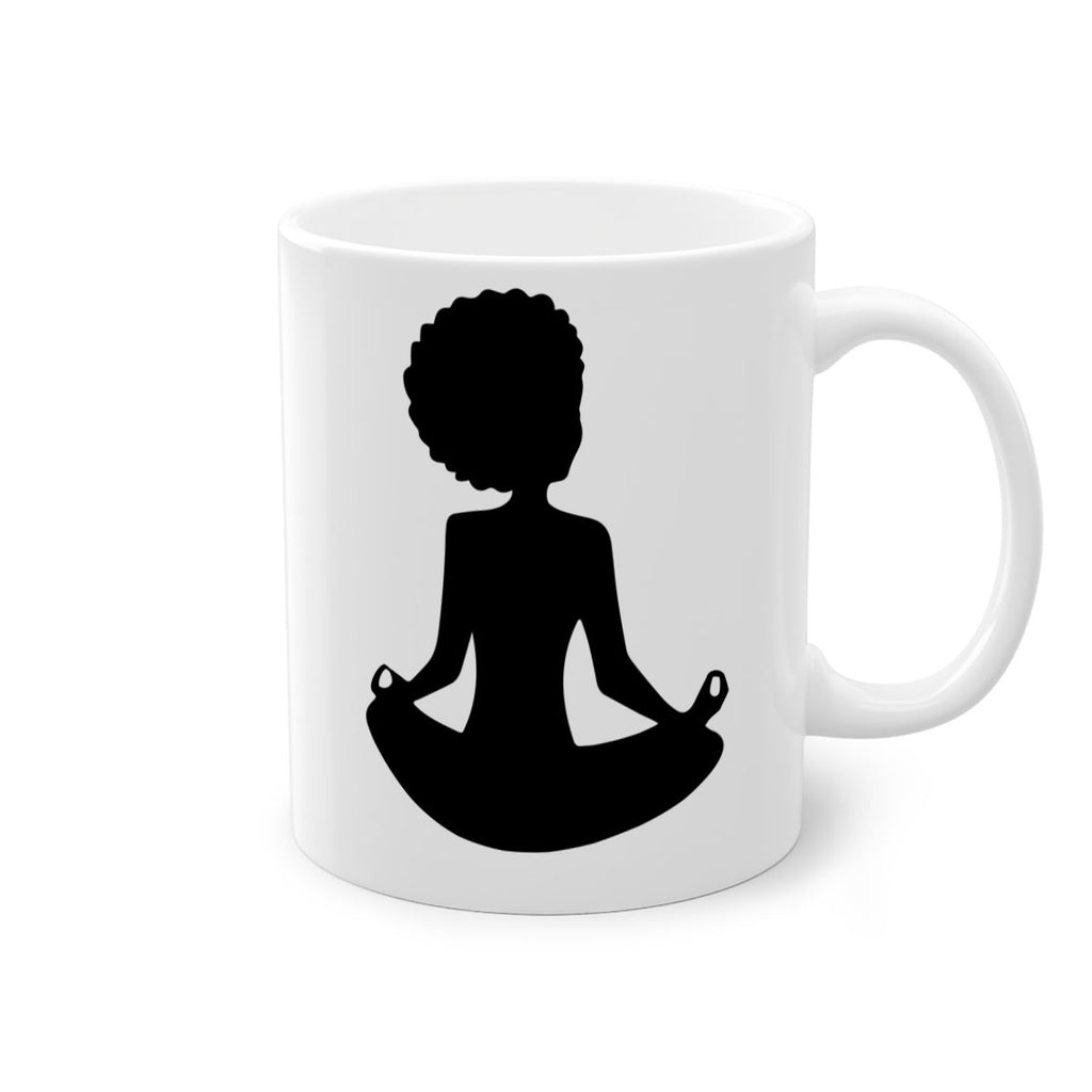 black woman sitting 8#- Black women - Girls-Mug / Coffee Cup