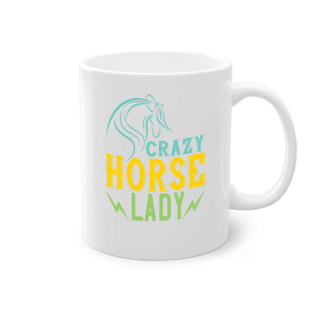 crazy horse lady Style 10#- horse-Mug / Coffee Cup