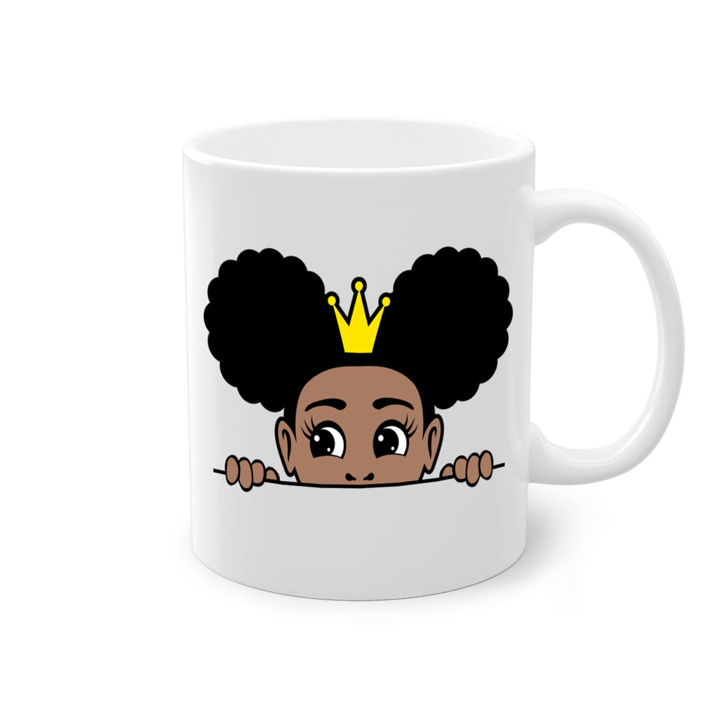 crown afro puffs 51#- Black women - Girls-Mug / Coffee Cup