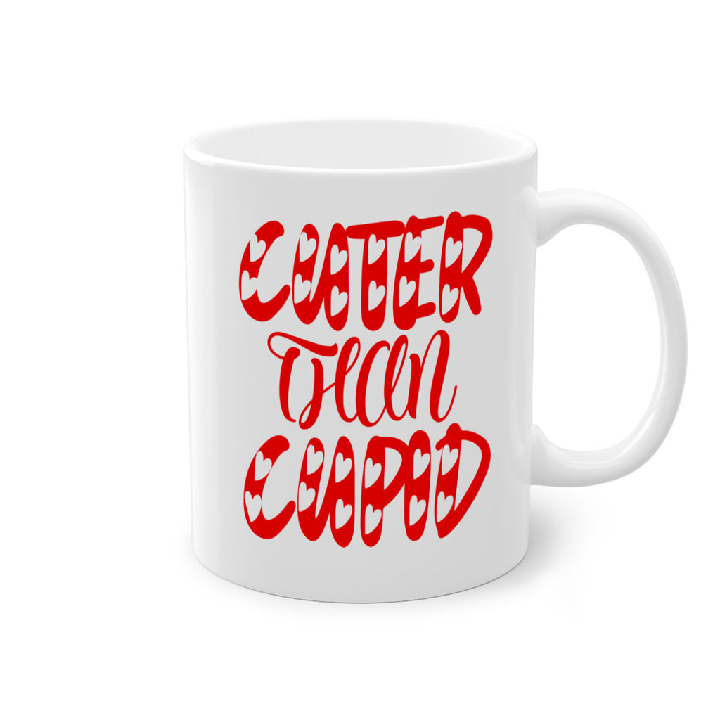 cuter than cupid 79#- valentines day-Mug / Coffee Cup