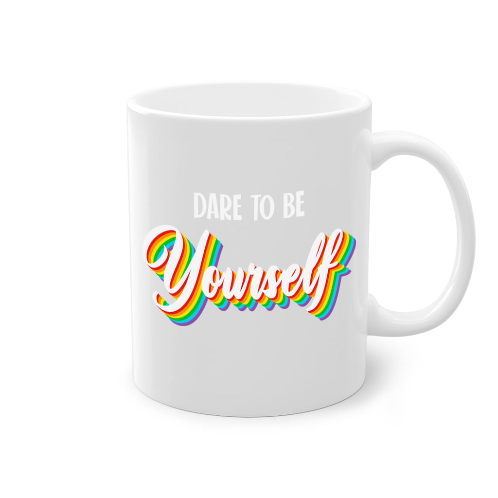 dare to be yourself cute 146#- lgbt-Mug / Coffee Cup