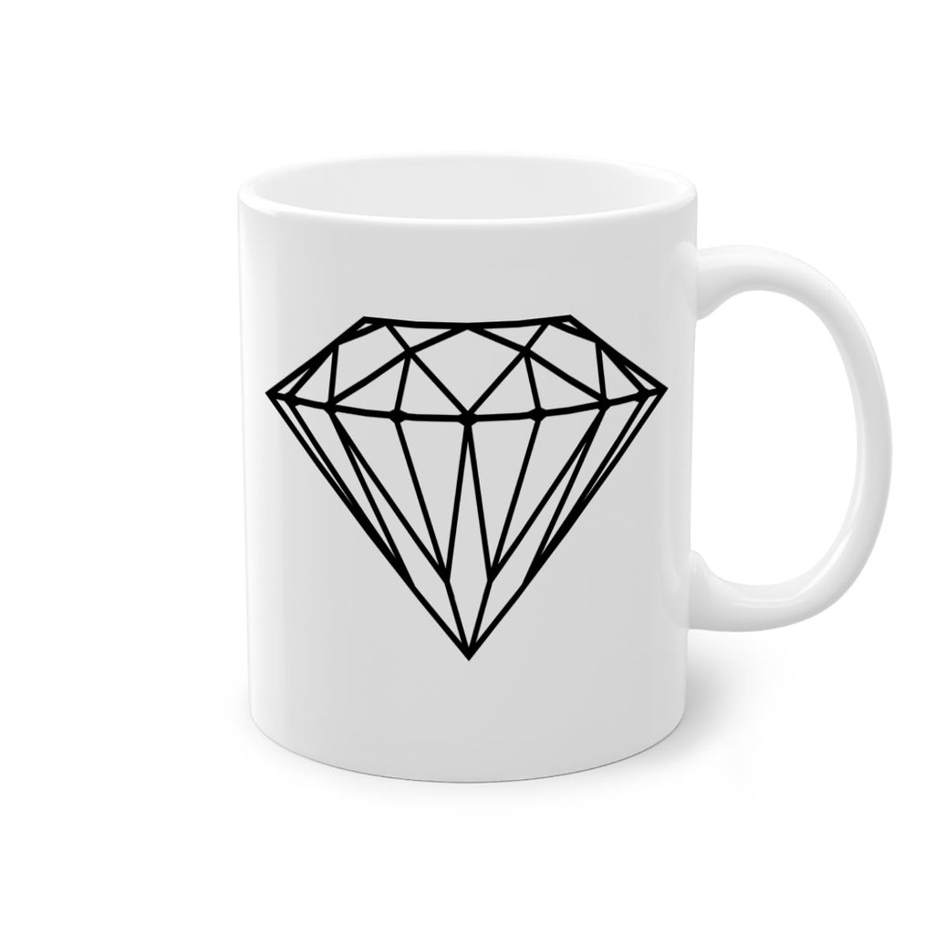 diamond 172#- black words - phrases-Mug / Coffee Cup